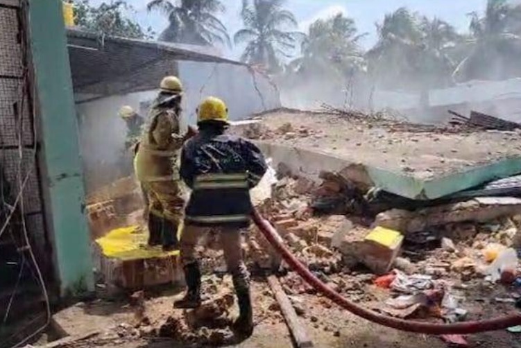 तामिळनाडूत फटाक्यांच्या कारखान्यात भीषण स्फोट; १० जणांचा मृत्यू