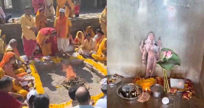 हिंदूंचे स्थान असलेल्या भोजशाळेत झाली पूजा..हवन