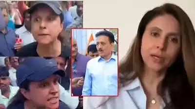 ट्रॅफिक जॅमवरून जाब विचारणारी महिला काय म्हणाली, गिरीश महाजनांबद्दल?