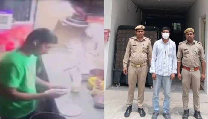 पिझ्झा बनवताना थुंकणाऱ्या मुजम्मिलला घेतले ताब्यात