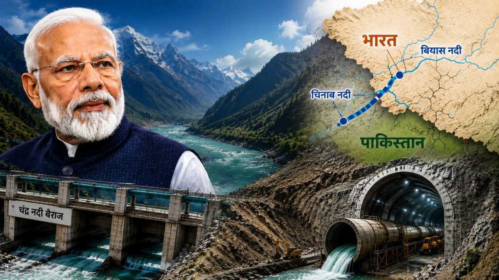 दुसरे ऑपरेशन ‘सिंधू’: चिनाब-बियास जोडणार; पाकिस्तानला तोडणार!