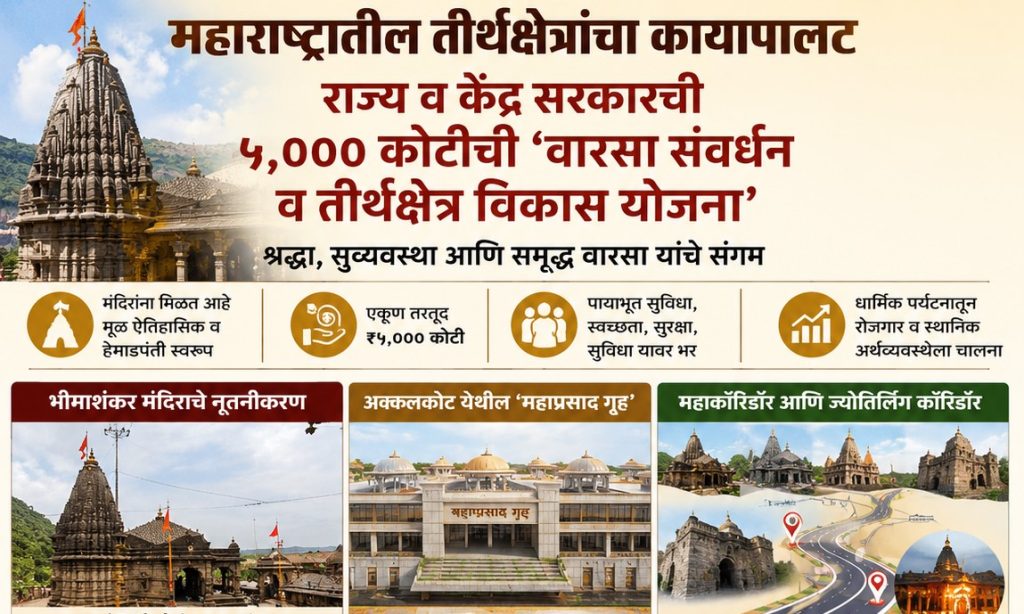 होणार तीर्थक्षेत्रांचा कायापालट, मिळणार संस्कृतीला नवी ओळख