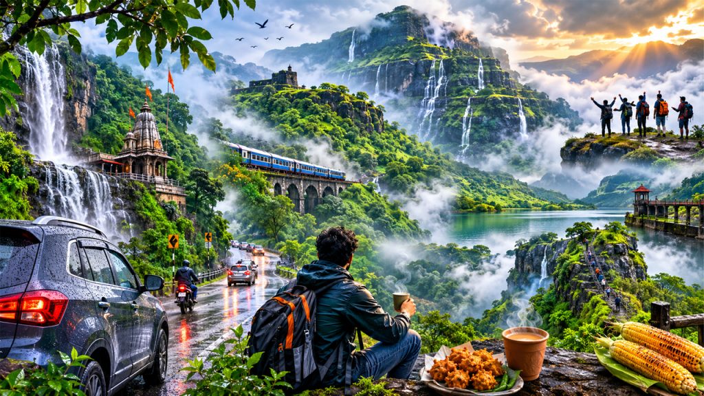 मुंबईपासून काही तासांत… पावसाचं नंदनवन!