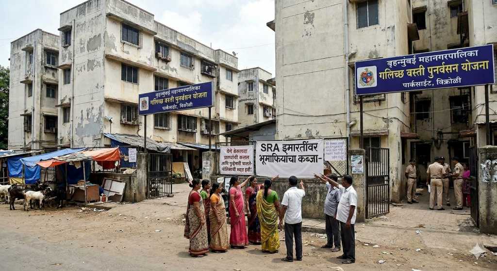लँड जिहादचा पॅटर्न विक्रोळी पार्कसाईटमध्येही