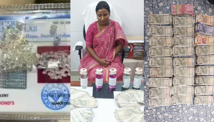 तेलंगणातील महसूल विभाग महिला अधिकाऱ्याकडे सापडली २० कोटींची संपत्ती