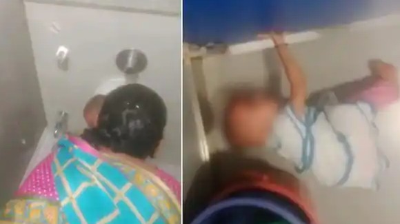 डे-केअरमध्ये चिमुकल्यांचा छळ; टॉयलेट जेटस्प्रेने पाणी, वॉशिंग मशीनमध्ये कोंडले