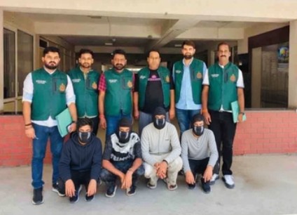 दहशतवादी हल्ल्याच्या तयारीत असलेले चार जण जेरबंद