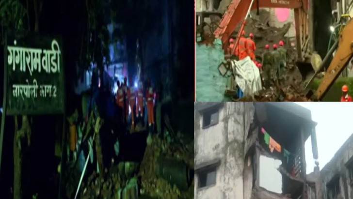 भिवंडीत चार मजली इमारत कोसळून ९ जणांचा मृत्यू