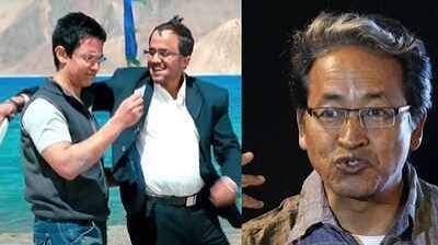 आमीर खान म्हणतो की, फुनसुक वांगडू हे पात्र वांगचुक यांच्यावर आधारित नाही!