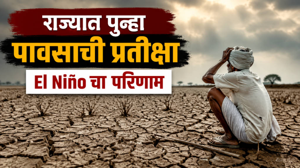 अल निनोमुळे राज्यात पुन्हा पावसाची प्रतीक्षा