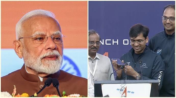 विक्रम १च्या प्रेक्षपणानंतर मोदींचा स्कायरूटच्या संस्थापकांना फोन