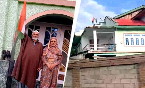 मोस्ट वॉन्टेड लष्कर कमांडर अबिद शेखच्या आई-वडिलांनी फडकवला तिरंगा