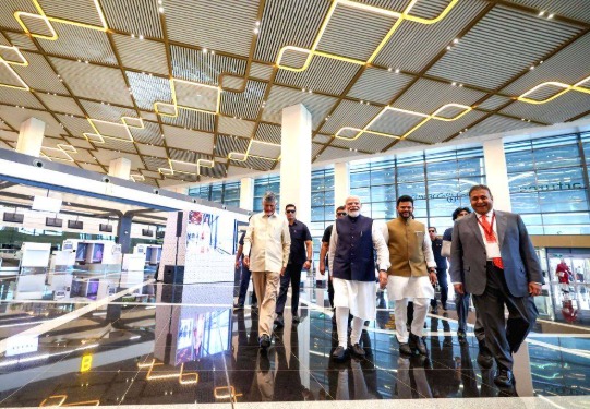 ₹५,६४० कोटींच्या अल्लुरी सीताराम राजू आंतरराष्ट्रीय विमानतळाचे उद्घाटन
