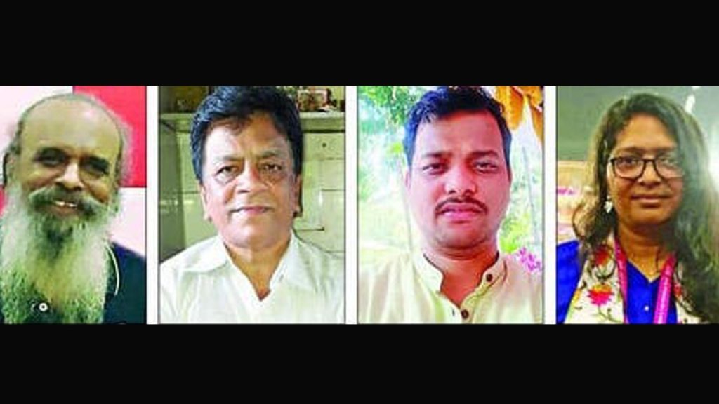 रणजित दळवी, सुनील लवाटे, जान्हवी मुळे, स्वदेश घाणेकर यांना पुरस्कार