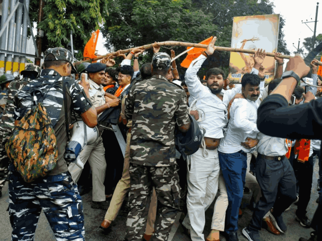 रांचीमध्ये विद्यार्थ्यांचा उद्रेक! विधानसभेला घेराव